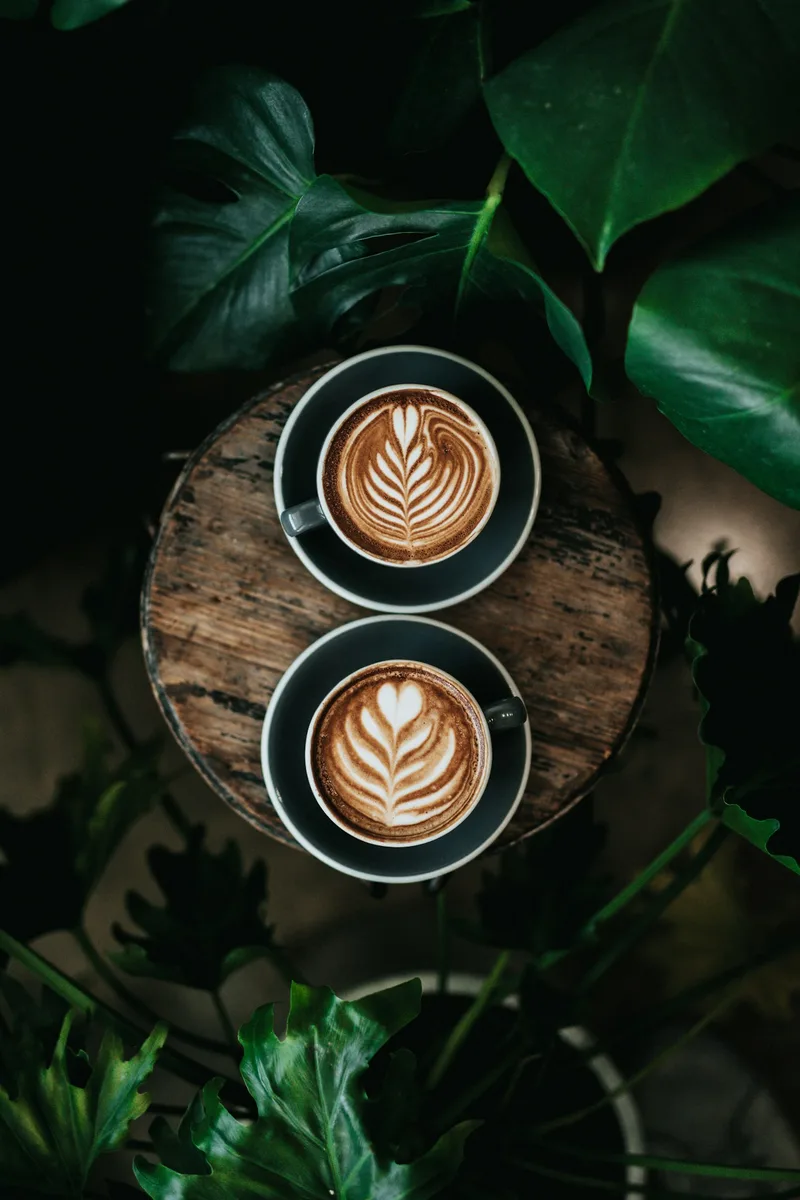 Vintage coffee setup with premium copper apparatus